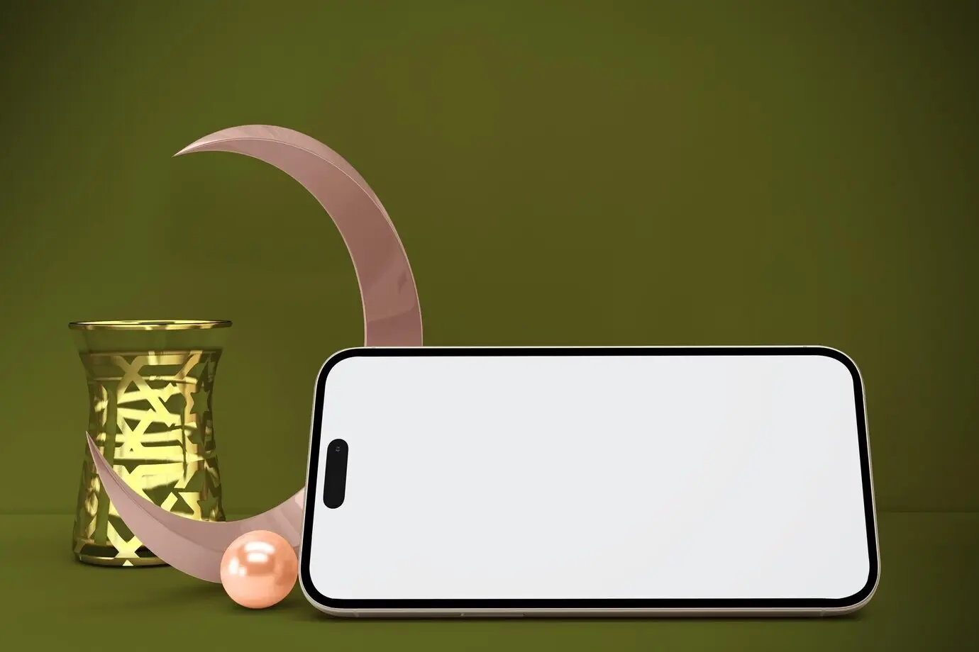 Vorderansicht des Ramadan Phone 14 Pro Max